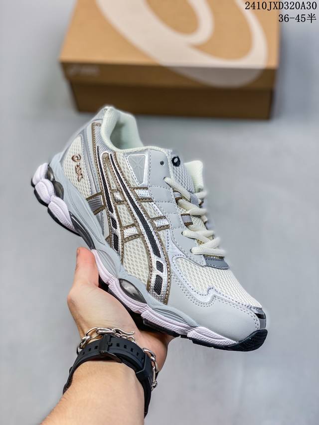 ASICS亚瑟士新款情侣休闲鞋GEL-NYC 2055男女缓震运动复古休闲鞋 尺码：36-45半 编码：10JXD320A30