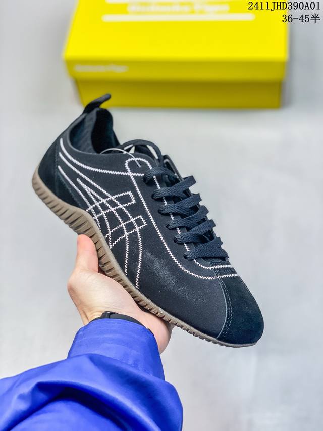 Asics 亚瑟士 Onitsuka Tiger 鬼塚虎 Sclaw 绒面革织物 男女同款休闲袜子鞋 尺码：36-45半 11JHD390A01