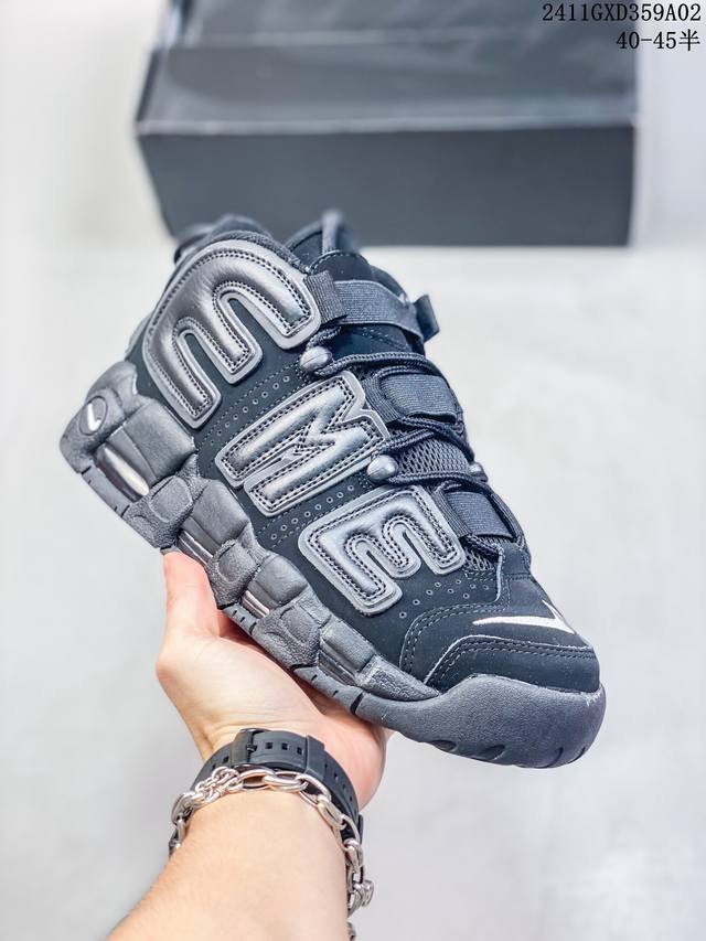 Nike 耐克 公司级 皮蓬一代系列 原楦原档案开发版型，采用一致牛培革鞋面材质，市面最为修正全掌真气垫模具，可视全掌透明中底气垫全新官方配色，耐克Nike A