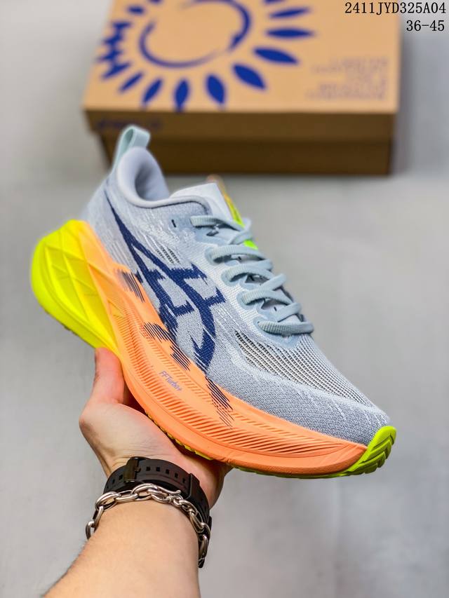亚瑟士Asics Novablast 4 TR 简约舒适防滑耐磨 低帮 越野跑步鞋 11JYD325A04