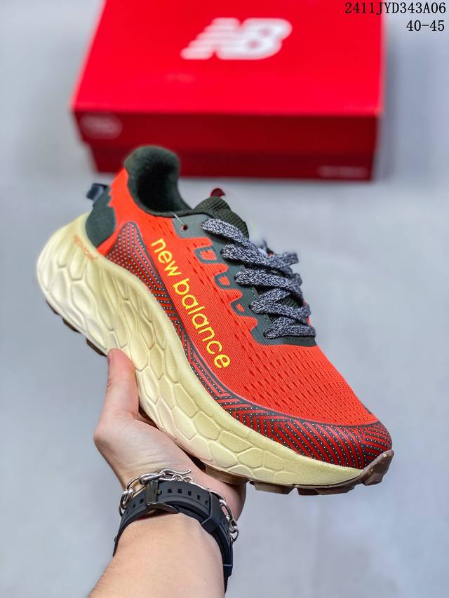 公司级New Balance Fresh Foam X Trail More v3 莫尔V3系列低帮轻量化厚底户外越野休闲运动慢跑鞋无论是越野训练跑还是享受自然