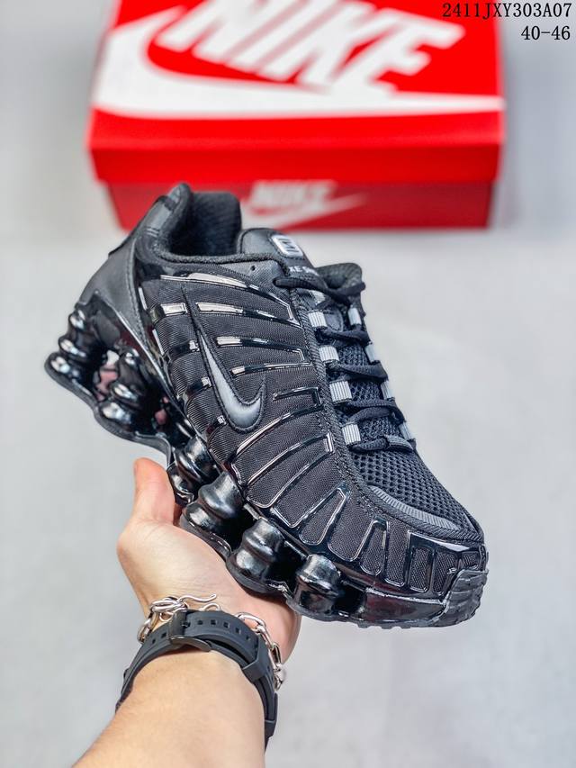 Nike耐克SHOX TL 液态银气柱低帮时尚运动跑步鞋AR3566-003 尺码：36-46 40-46 编码：11JXY303A07