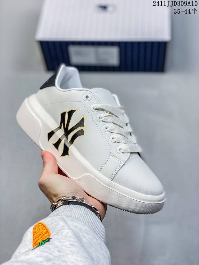 Korea韩国SS19限定发售NY美国榄球洋基队限定 x MLB Big Ball Chunky A Running厚底老爹厚底休闲运动慢跑鞋 货号：3ASXL