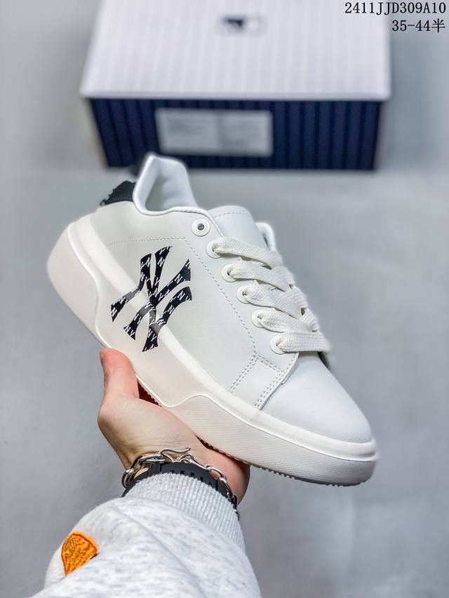 Korea韩国SS19限定发售NY美国榄球洋基队限定 x MLB Big Ball Chunky A Running厚底老爹厚底休闲运动慢跑鞋 货号：3ASXL
