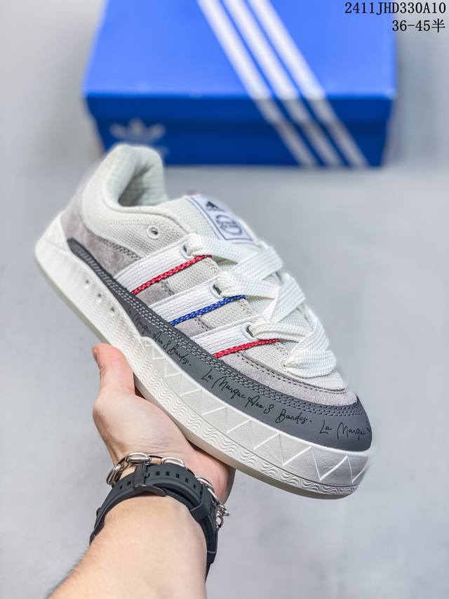 Adidas Originals Adimatic 复古鲨鱼面包鞋美拉德板鞋IE2224 尺码36-45半 11JHD330A10