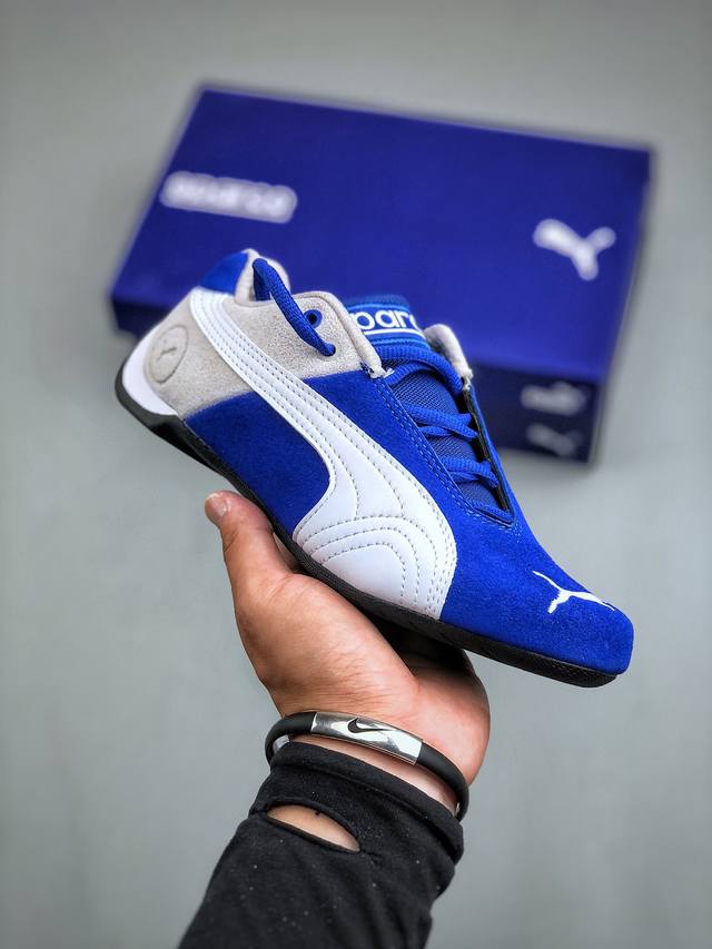 Sparco x Puma Future 彪马圆头系带牛皮织物低帮生活休闲鞋 307936-02 尺码：36 37 37.5 38 38.5 39 40 40.