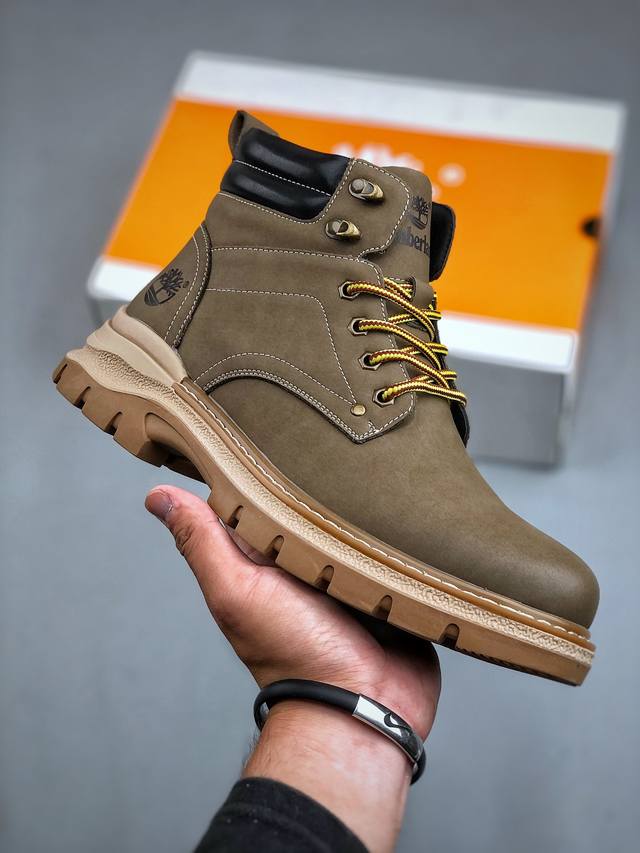 新货#Timberland添柏岚 天伯伦户外高帮休闲大黄靴系列 #广东大厂品质 冬季防寒户外专用 日常随意搭配 原盒原包装 #24ss新款 时尚潮流搭配 面料采