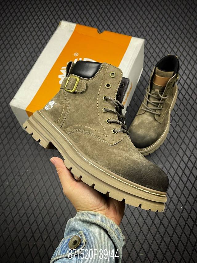F2024ss秋冬Timberland添柏岚 天伯伦户外中帮休闲大黄靴 广东大厂品质 原盒原包装 鞋面采用意大利顶级细腻头层细纹牛皮搭配防臭防腐真皮乳胶鞋垫给您