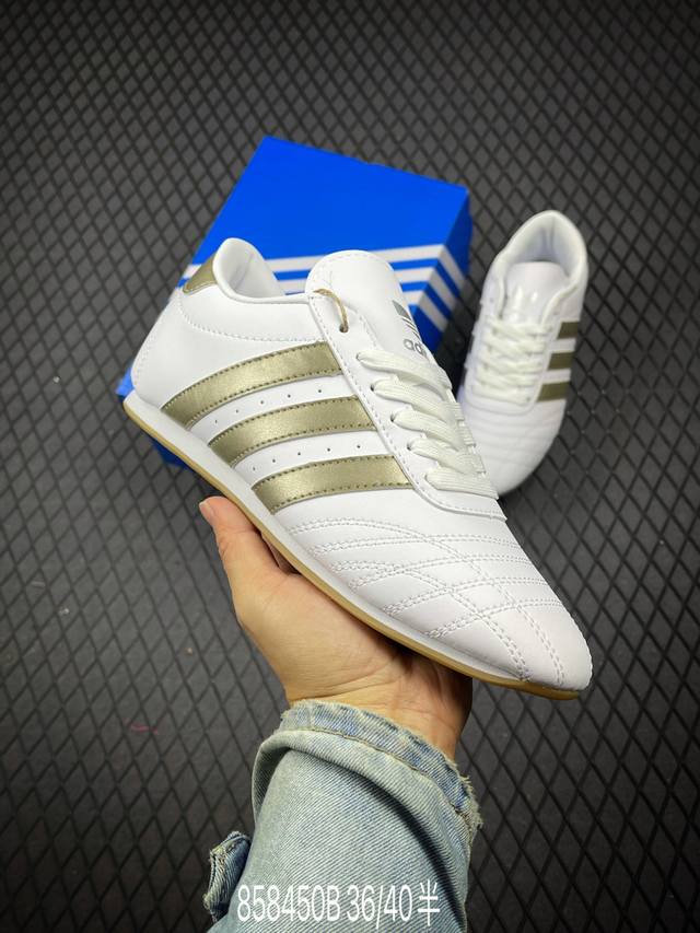 公司级阿迪达斯Adidas Originals Taekwondo 运动舒适 防滑耐磨包裏性低帮 训练鞋 货号:JS1192 尺码:36 36.5 37 38