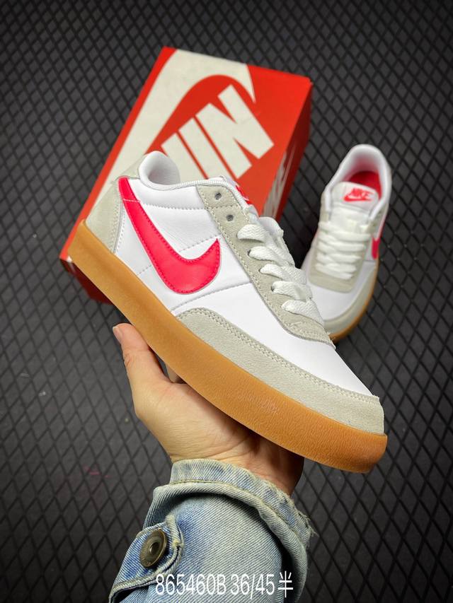 公司级耐克Nike Killshot 2 Leather 受到OG网球鞋的启发，Killshot 2采用多种纹理皮革打造了鞋面，营造出清新的外观。从柔软的绒面革