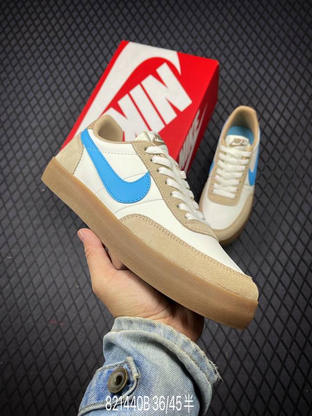 Nike Killshot Vulc 复古限定 原厂渠道 与正品无任何区别 载棕色生胶大底，流露出满满的复古气息。鞋款将于 2 月 25 日在美国指定 J.Cr