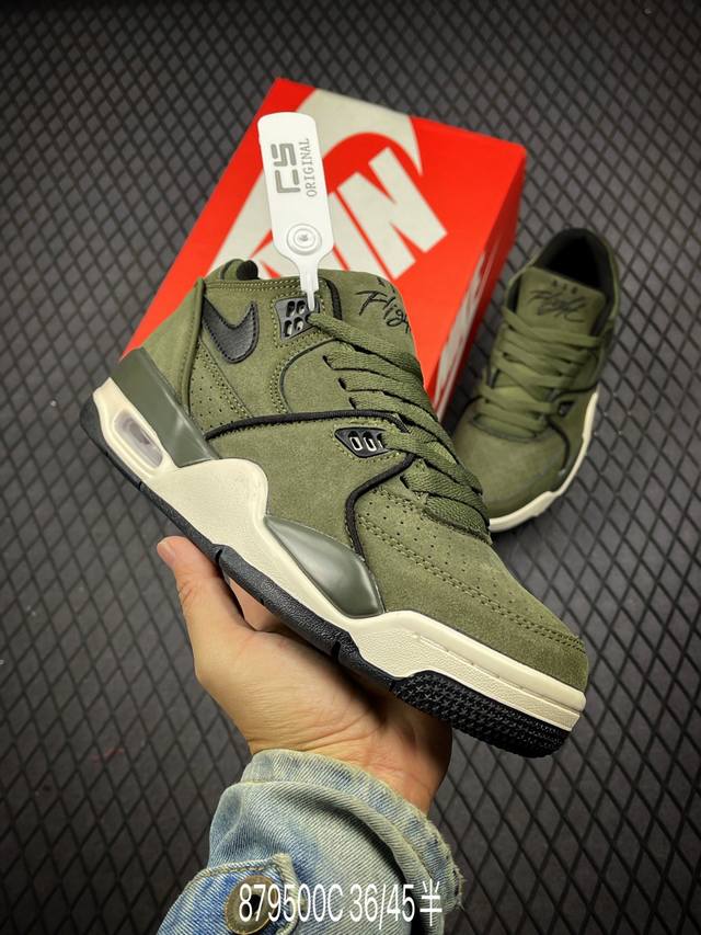 公司级耐克Nike Air Flight 89男子运动鞋 AJ4兄弟款 缓震篮球鞋 重塑80年代后期非凡篮球战靴的经典风范 利落皮革结构搭载卓越缓震系统 重现传