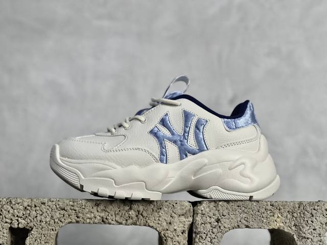 NY平台订单 MLB Chunky Dia Monogram 复古印花老爹鞋 后跟加厚 呵护脚后跟 立体保护软绵鞋口 轻松穿脱不磨脚 鞋头安全防撞包裹鞋头 符合