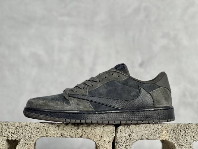 Travis Scott x Air Jordan 1 ” Reverse Mocha “ AJ1乔1 TS 闪电 联名倒钩 低帮文化篮球鞋 货号: CQ427