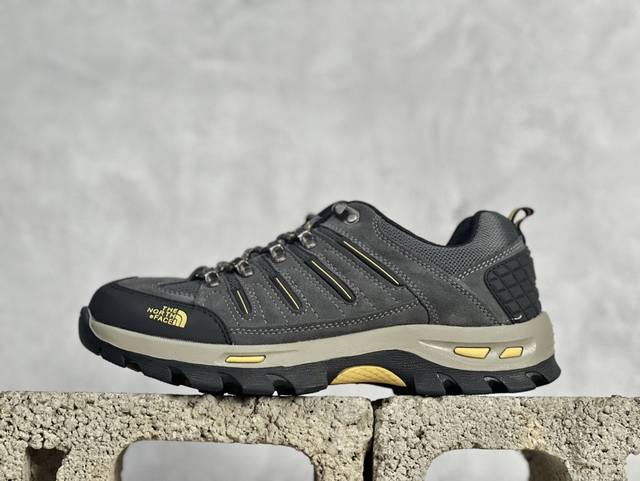 新货The North Face 北面 乐斯菲斯户外运动休闲登山越野徒步鞋 #广东大厂品质 面料采用进口磨砂牛皮 鞋底采用Vibram黄金大底 专门为鞋底设计的