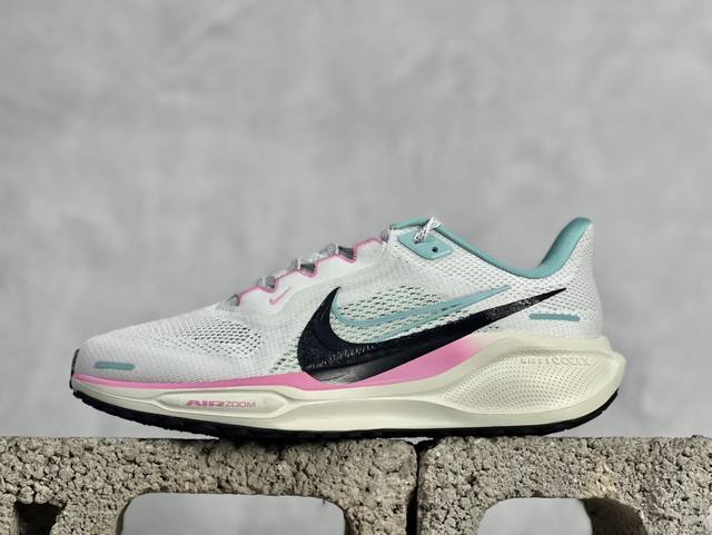 J版 Nk Air Zoom Pegasus 41 耐克网面透气轻便耐磨跑鞋 HM3703-161 #鞋面采用网布、织物、橡塑材料等多种材料拼接，出色支撑效果，