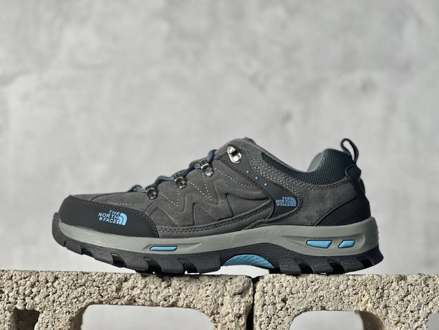 新货The North Face 北面 乐斯菲斯户外运动休闲登山鞋越野徒步鞋 #广东大厂品质 面料采用进口磨砂牛皮 鞋底采用Vibram黄金大底 专门为鞋底设计