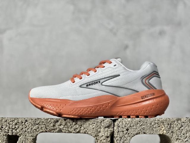 Brooks Ghost 布鲁克斯 系列低帮透气缓震支撑休闲运动慢跑鞋 #采用改进工程空气网眼组合热熔工艺 鞋面材质搭载DNA LOFT V2密度泡棉缓震系统