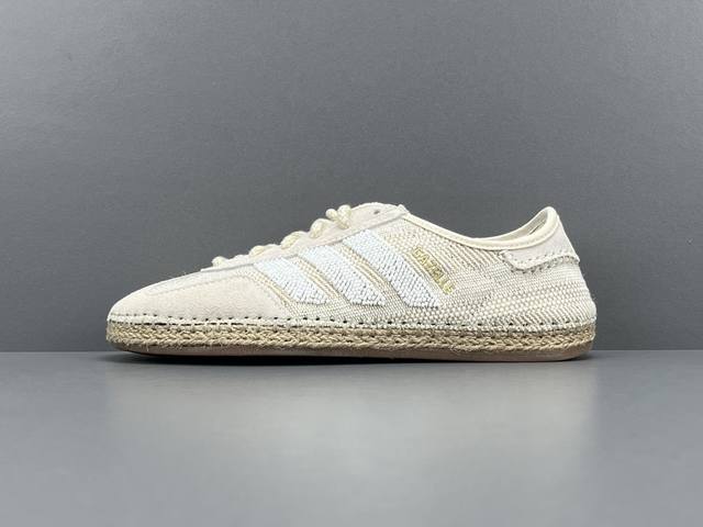 渠道优势 ！ GOD版 阿迪 CLOT x adidas originals GAZELLE “HALO IVORY” 舒适百搭 低帮 板鞋 男女同款 米色 尺