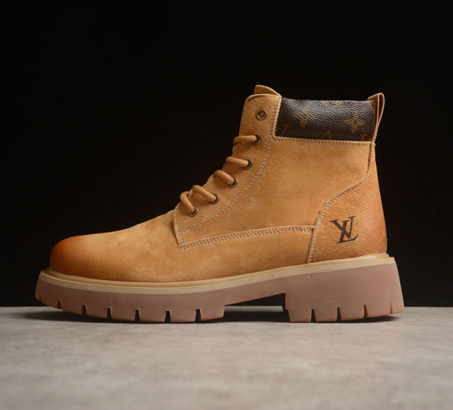 Louis Vuitton 路易威登 LV 24ss秋冬新款休闲大黄靴 Pharrell Williams充分发挥了作为Louis Vuitton创意总监的角色