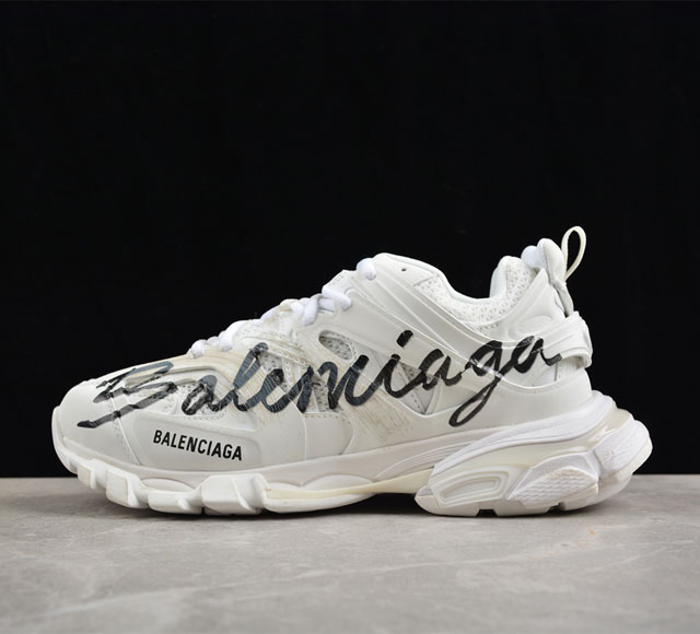 Balenciaga 巴黎世家 Track Sneaker 巴黎世家三代 户外概念复古老爹鞋WTRHW9010 老牌大厂OK版本出品 专柜同步包装 原装大盒 细