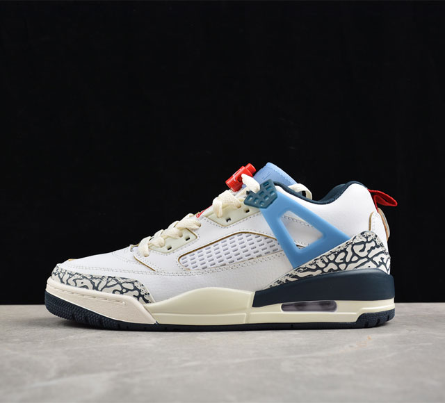Jordan Spizike Low AJ 乔丹合体元素 白兰配色 文化休闲板鞋 HM3712-164 #整双鞋在 Air Jordan 5 Low 廓形的基础