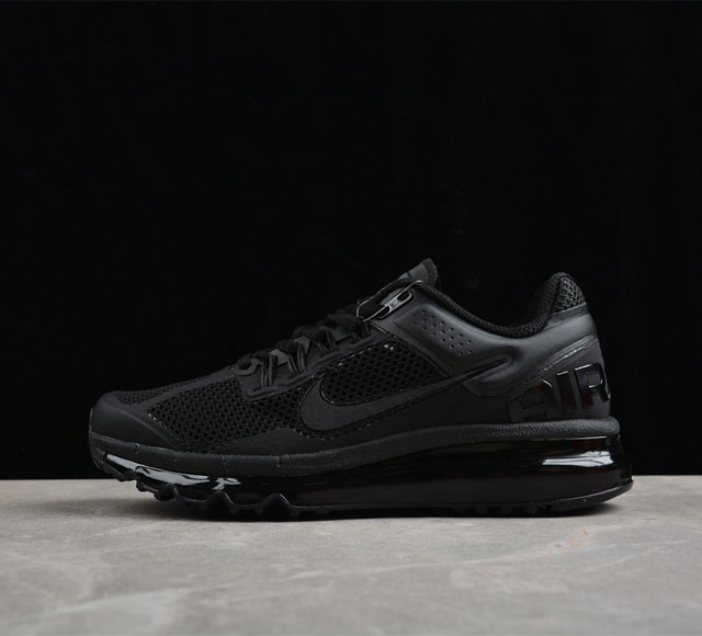 Nk Air Max 2013 耐克复古透气网布气垫跑鞋 FZ3156-010 #搭配全掌式 Max Air 气垫，为步伐注入充沛活力。半透明中底和外底，为整体