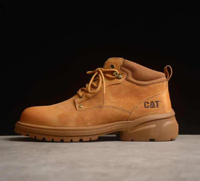 CAT卡特 硬汉推土机品牌经典百搭户外中帮休闲马丁靴系列 #广东大厂品质 官网常年主打款 时尚潮流搭配 面料釆用意大利进口磨砂牛皮 全鞋真牛皮材料 大底到五金都