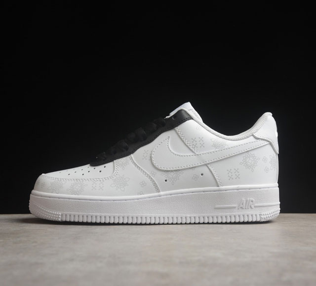 Nk Air Force 1'07 Low 黑丝绸 中国风 空军一号低帮休闲板鞋 ZH0316-036 官方同步 原装级别 原楦头原纸板 打造纯正空军版型#专注