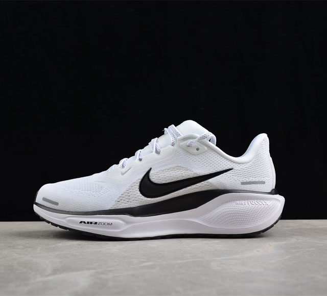 Nk Air Zoom Pegasus 41 耐克网面透气轻便耐磨跑鞋 FV2722-001 #鞋面采用网布、织物、橡塑材料等多种材料拼接，出色支撑效果，缔造稳