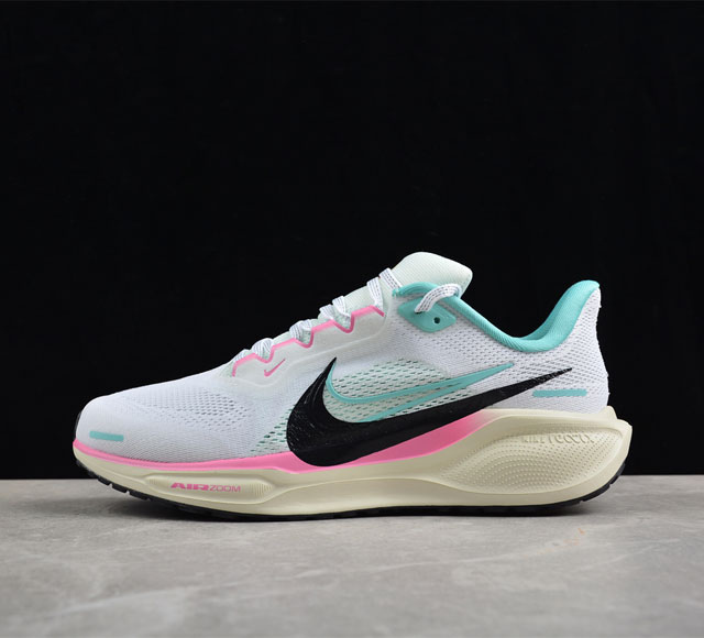 Nk Air Zoom Pegasus 41 耐克网面透气轻便耐磨跑鞋 HM3703-161 #鞋面采用网布、织物、橡塑材料等多种材料拼接，出色支撑效果，缔造稳
