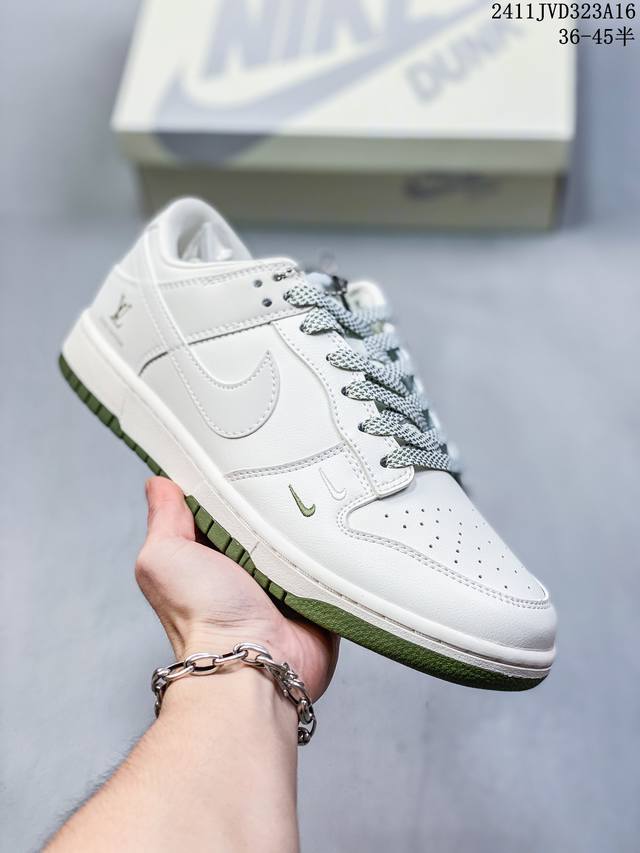 海外爆款限量发售！公司级 Nike Sb Dunk Low“Supreme联名 米灰帆布” 周年高端定制 低帮休闲板鞋 定制鞋盒 大厂纯原品质出货 超高清洁度