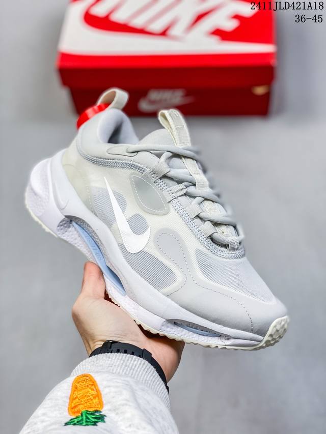 公司级 新款 Nike 耐克正品spark Flyknit轻便透气休闲鞋厚底增高老爹跑步鞋dj6945- 鞋面采用全编织的 Flyknit 结构，外观看上去就很