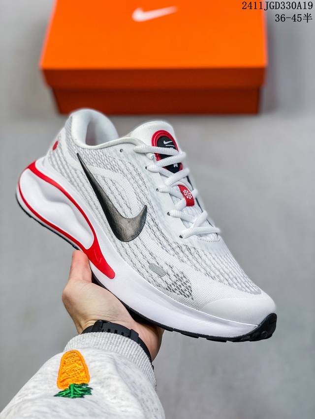 Nike Journey Run 轻量跑鞋 公司级nike Journey Run 网布減震防滑抗冲击 低帮 短跑跑步鞋男女款 货号：Fn0228- 货号：35