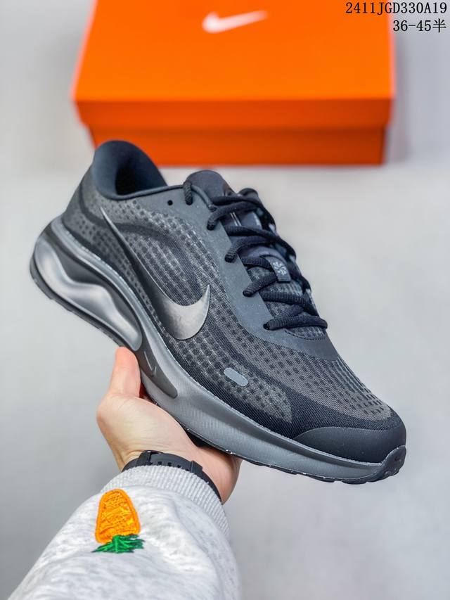 Nike Journey Run 轻量跑鞋 公司级nike Journey Run 网布減震防滑抗冲击 低帮 短跑跑步鞋男女款 货号：Fn0228- 货号：35