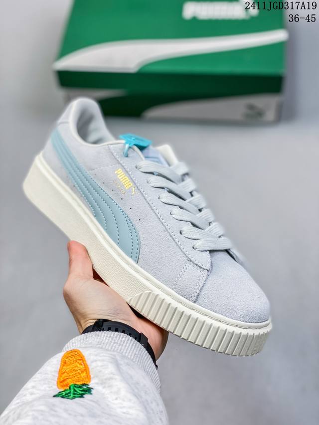 公司级puma Suede Xl复古单品 彪马 防滑耐磨低帮德训板鞋 货号:396057 01 尺码:36 37 37.5 38 38.5 39 40 40.5