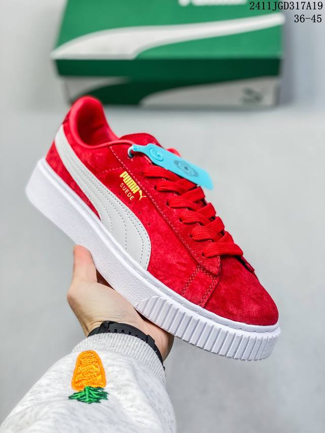 公司级puma Suede Xl复古单品 彪马 防滑耐磨低帮德训板鞋 货号:396057 01 尺码:36 37 37.5 38 38.5 39 40 40.5