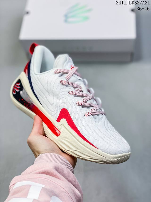 Under Armour Curry Flow 12 安德玛ua库里十二代低帮实战篮球鞋 尺码：36-46 编码：11Jld327A21
