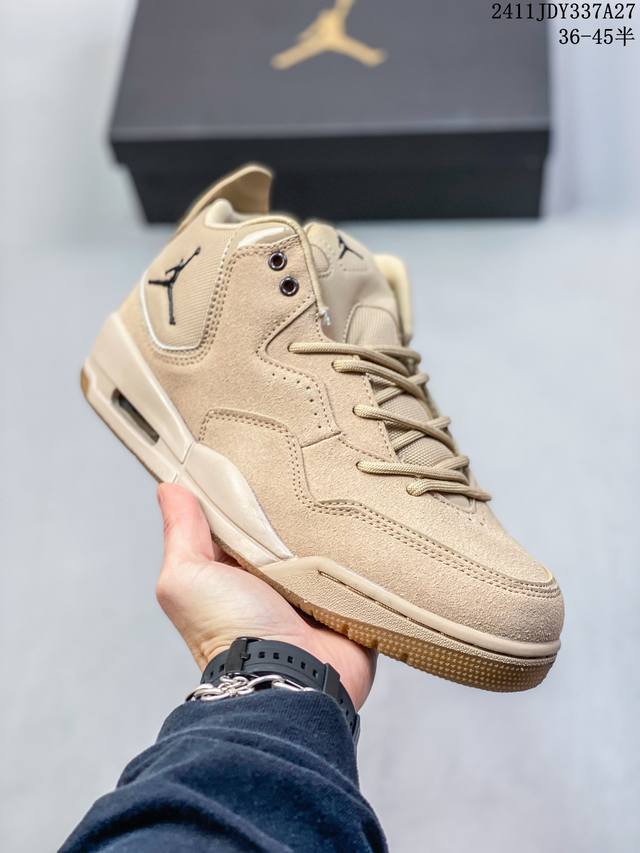 真标耐克nike Air Jordan Courtside 23迈克尔 乔丹简版中帮复古休闲运动文化篮球鞋 货号:Ar1000-104 尺码:36 36.5 3