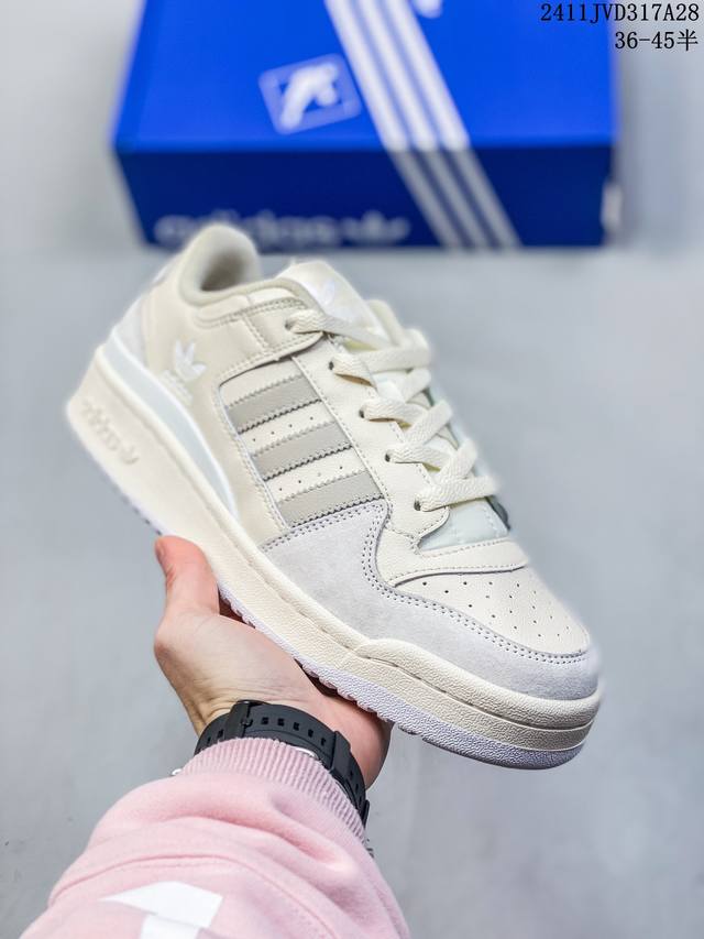 Ad Originals Forum 84 Low Classic 头层经典潮流低帮休闲鞋 上架实拍 诞生于1984年的经典复古篮球鞋adidas Origin