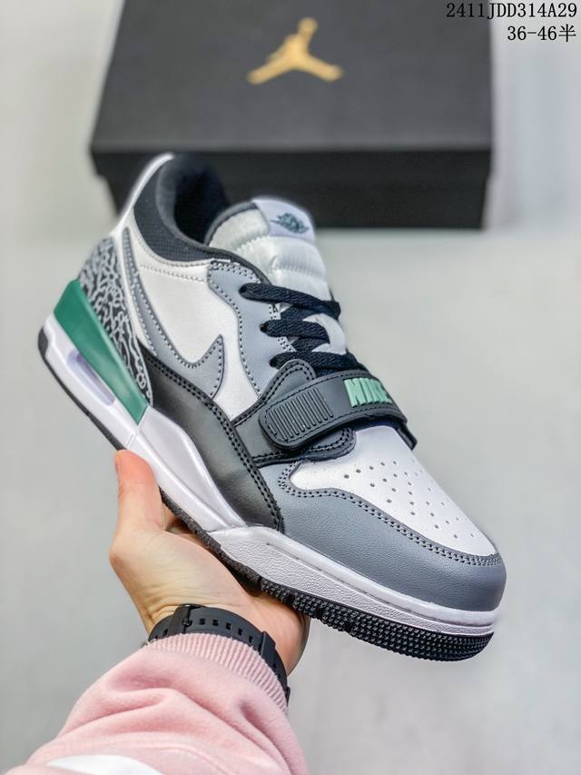 真标nike Air Jordan Legacy 312 Low耐克乔丹三合一混合版本低帮文化休闲运动篮球鞋 货号:Cd7069-131 尺码:36 36.5