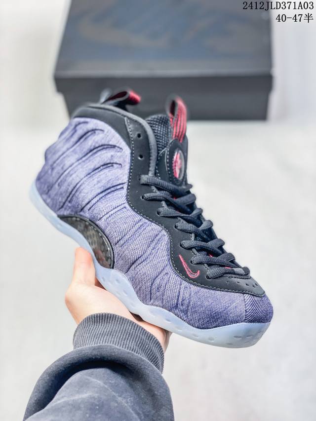 公司级nk Air Foamposite One 辣椒喷 314996-603 莞产原底面 公司渠道同模具 鞋型发泡360度无死角 双层zoom气垫植入 中底完