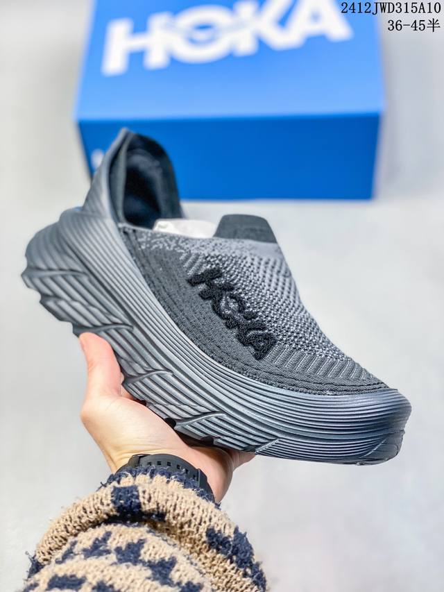 Hoka One One男女款夏季舒缓tc运动徒步鞋restore Tc登山轻便缓震 12Jwd315A10