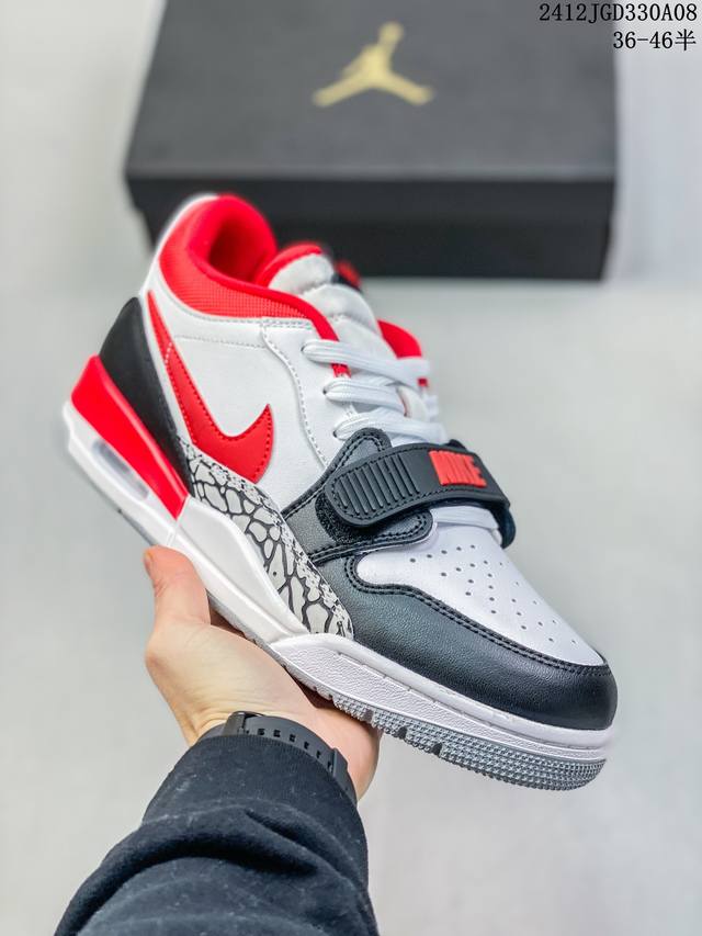 真标带半码耐克 Nike Aj312 Air Jordan Legacy 312 Nrg“Pure White” 官方货号:Cd7069 141乔丹联名号称 “