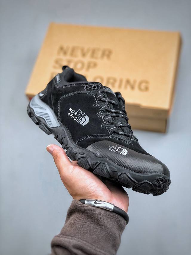 新货the North Face 北面 乐斯菲斯户外运动休闲登山鞋越野徒步鞋 #广东大厂品质 面料采用进口磨砂牛皮 鞋底采用vibram黄金大底 专门为鞋底设计