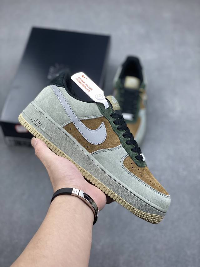 秋冬新品 公司级 Nike Air Force 1 Low ’07 “Christmas”圣诞树主题配色 空军一号低帮休闲板鞋 原厂麂皮 原楦原纸板 纯正版型