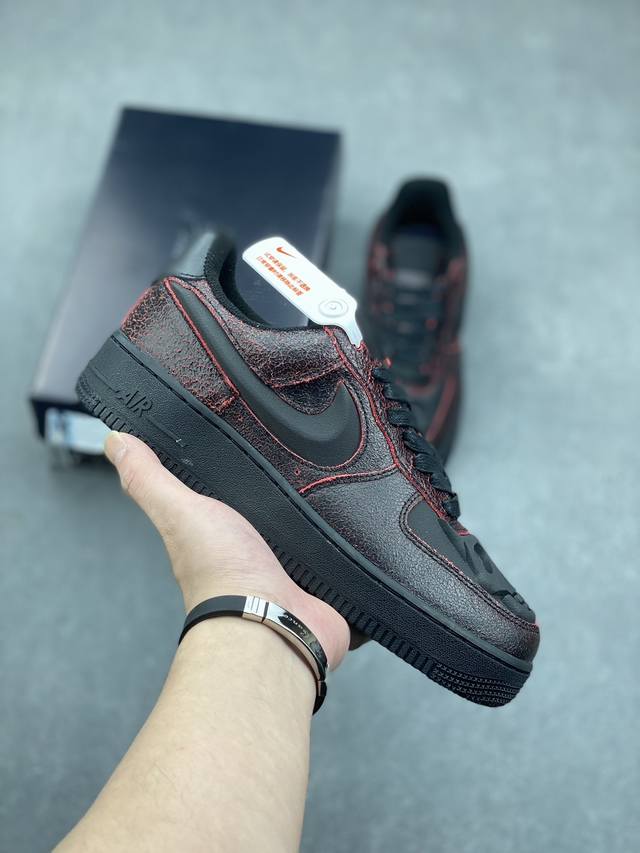 Nk Nike Air Force 1 Low 07 Halloween 2024 酒红色 原楦头原纸板 打造纯正低帮空军版型 专注外贸渠道 全掌内置蜂窝气垫