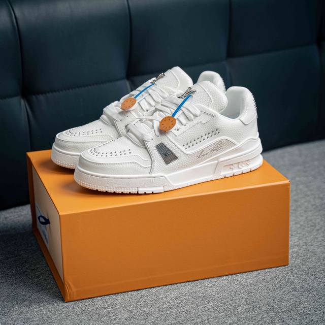 Tyler X Louis Vuitton 路易威登 Lv Trainer 联名款 低帮休闲板鞋 海淘代购同渠道品质 高端零售 外贸充正专供 原版购入开发 Zp