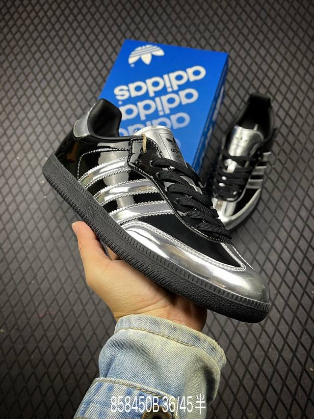 公司级阿迪达斯三叶草adidas Originals Samba Og 桑巴舞系列绅士德训足球风百搭低帮休闲运动板鞋 货号:Ih3364 尺码:36 36.5