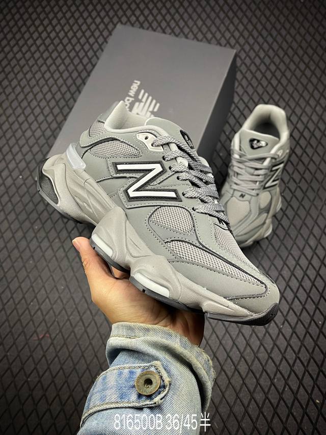 New Balance Nb9060系列 复古休闲运动慢跑鞋 U9060Zgb #鞋款灵感源自设计师本人对夏日的怀日回忆。鞋面大身由空间双格及磨砂鞋面拼接而生，